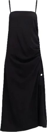 Carven Dr 413 Lingerie Dress - Dames - Maxi kleedjes - Zwart - XL - Kleedjes