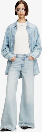 Diesel Womens T-Shirt Uncuties Long Od Cotton-Blend White T-Shirts & Jerseys