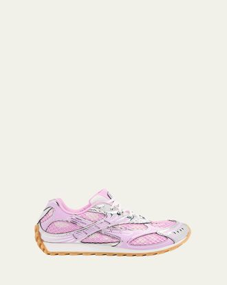 Bottega Veneta Mens Orbit Technical Fishnet Sneakers