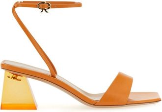 Gianvito Rossi Womens Cosmic Sandal - Coral Leather - Size EU 37