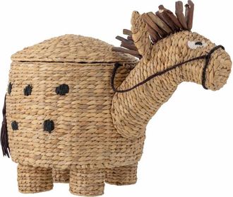 Bloomingville Aufbewahrungskorb Bobby mit Deckel