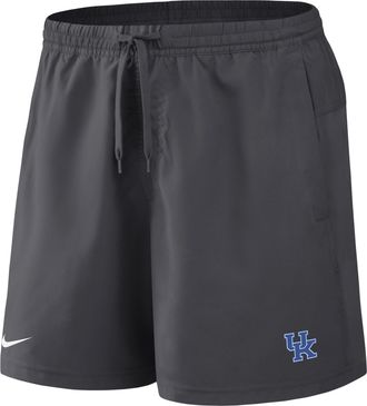 Nike Kentucky Primetime Primary Logo Nike Mens Dri-FIT College Form Shorts in Grey | 045T06FNKY-8DV