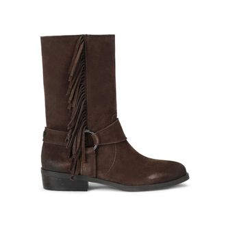Kurt Geiger Womens Suede Trist Boots - Brown - Size UK 6