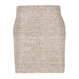 Sportmax Dames, Rokken, Beige, Maat: M Wol