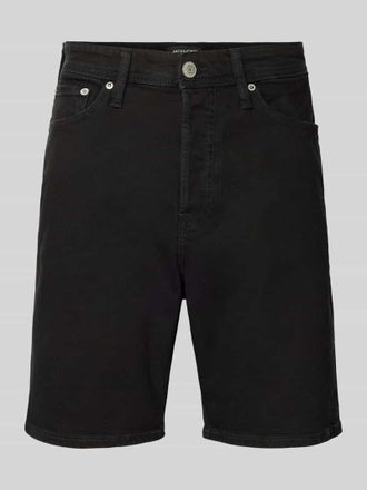 Jack & Jones Jack & Jones Relaxed Fit Jeansshorts Modell TONY in Black, Gr&ouml;&szlig;e XXL