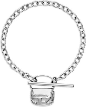 Diesel Bracciale con ciondolo DR - Argento