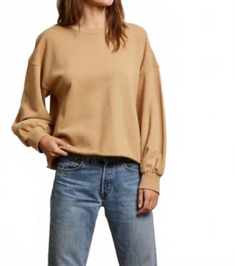 perfectwhitetee Relaxed Zayne Top In Suede
