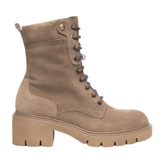 Nero Giardini Bot&iacute;n militar de ante - Shoes - Mujer - Beige - 38 EU