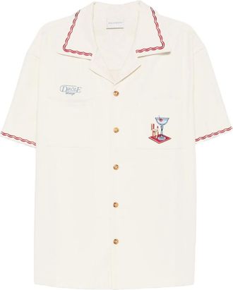 Dr&ocirc;le de Monsieur Embroidered Pocket Shirt