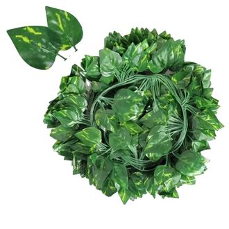 OEM Hiedra Artificial, Decoraci&oacute;n Colgante, 30 Piezas, 100 M (50 Hebras), Color Verde