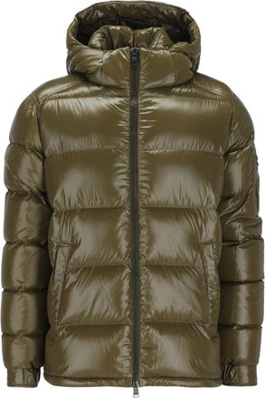 Herno Glossy Hooded Quilted Down Jacket