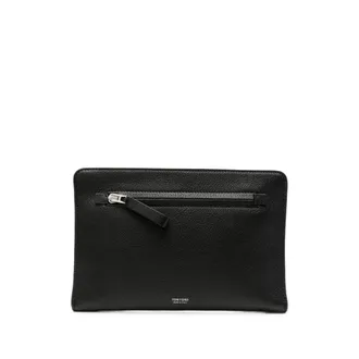 Tom Ford Grained Leather Clutch Bag