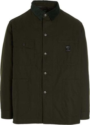 South2 West8 Dark Green Coverall Quilted Jacket