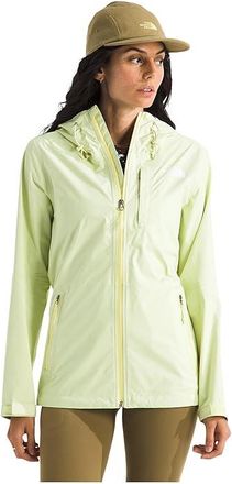 The North Face Alta Vista Rain Jacket Womens Coat Lemon Mist : 2XL, Nylon