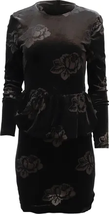 Ganni Ganni Bloomsbury Dress in Black Polyester