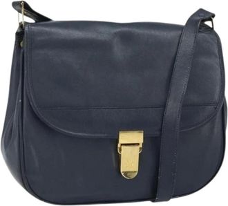 Dior Pre-owned Cross Body Bags, female, Blue, Size: ONE SIZE Pre-owned Vintage Shoulder Bag