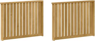 vidaXL M&oacute;dulo De Descansabrazos 2 Uds. Blanco 80 X 6 X 61 Cm Vidaxl