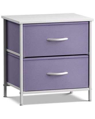 Sorbus 2 Drawer Nightstand Dresser