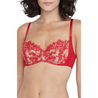 Skarlett Blue Entice Underwire Full Coverage Bra in Sangria/Ny at Nordstrom Rack, Size 32D