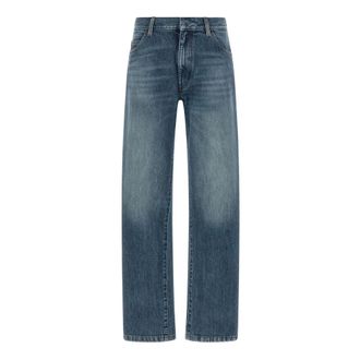 Maison Margiela Straight-leg jeans - Dames - Jeans - Blauw - Maat: W25 Katoen