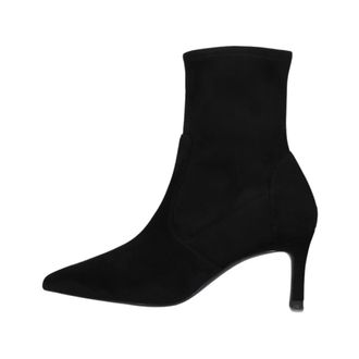 Unisa Lavoy Enkellaarsjes - Dames - Schoenen - Zwart - Maat: 41 EU Zijde