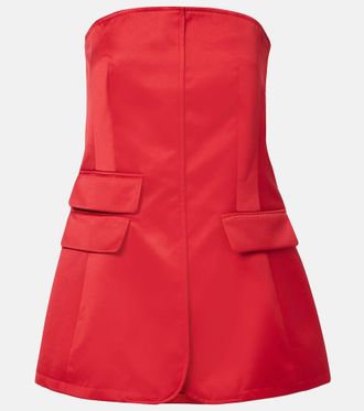 Frankie Shop Bustier Luma in raso