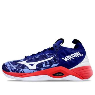 Mizuno Wave Momentum 2 Blue/Red V1GA191164