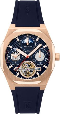 Earnshaw Drake Automatic Blue Dial Mens Watch ES-8315-05