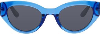 Kurt Geiger 52mm Cat Eye Sunglasses in Indigo Crystal at Nordstrom Rack