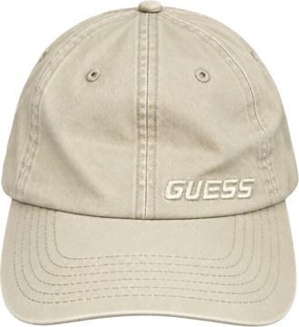 Guess Gorra de B&eacute;isbol con Tinte Desgastado - Accessories - Hombre - Beige - ONE SIZE