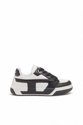 Diesel D-Ollie-Sneakers in colour-block leather - Sneakers - Man - White