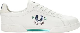 Fred Perry Schoenen, Heren, Beige, 41 EU, Klassieke leren tennisschoenen B722