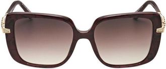 Bulgari Ladies Purple Rectangular Sunglasses 0BV8237B-5500E2-2