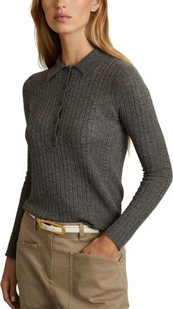 Reiss Jade Cable Wool Jumper