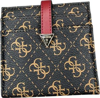 Guess Laurel SLG Tab Card Case - Accessories - Mujer - Marr&oacute;n - ONE SIZE