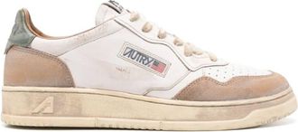 Autry Medalist Vintage Distressed Sneakers