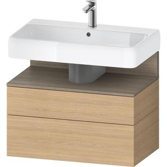 Duravit Qatego Mueble Bajo Lavabo, 1 Extra&iacute;ble Y 1 Caj&oacute;n, - Duravit