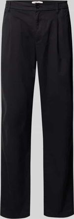 Replay Tapered Fit Chino mit Bundfalten Modell ADHANN in Black, Größe 30/32