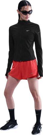 Nike Swift Slim trainingsjack met lange mouwen voor dames (Zwart)