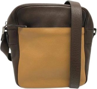 Prada Pre-owned Cross Body Bags, female, Beige, Size: ONE SIZE Pre-owned Leather prada-bags