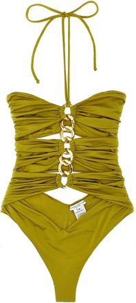 Elisabetta Franchi Chain swimsuit - Green