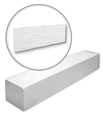 NMC Nmc - Wave-box Arstyl Noel Marquet 1 Caja 7 Piezas 3d Revestimiento Mural Dise&ntilde;o Moderno Blanco 3,01 M2
