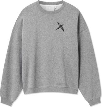 Axel Arigato Micro Bee Vogel Sweater - Heren - Sweatshirts - Grijs - XS - Katoen - Hoodies & sweatvesten