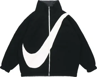 Nike (WMNS) Nike Large Logo Reversible lambs wool Jacket Black CZ4064-010