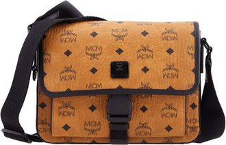 MCM Mcm Klassik Messenger Visetos Monogram Bag
