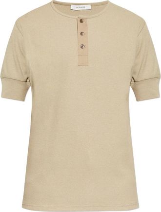 Christophe Lemaire Half-button Short-sleeve T-shirt