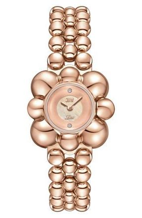JBW x Luar Atmosphere Two-Tone Bracelet Watch, 30mm in Rose Gold at Nordstrom Rack