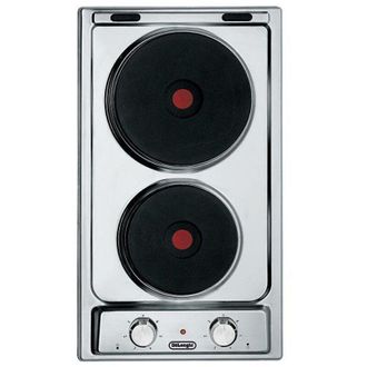 DeLonghi I 23-2 Er Hobs Acero Inoxidable Integrado 30 Cm Hornillo El&eacute;ctrico / Placa El&eacute;ctrica 2 Zona(s)