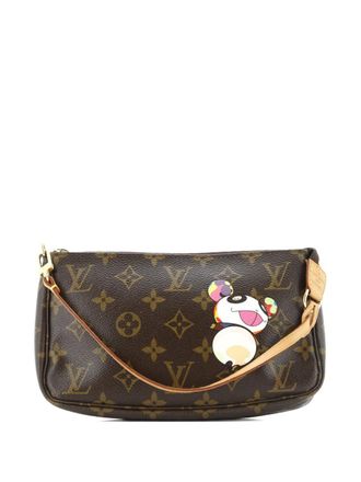 Louis Vuitton Pochette Accessoires Limited Edition Monogram Murakami Panda clutch bag - Bruin