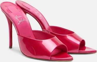 Christian Louboutin Mules Miss Z 100 in vernice